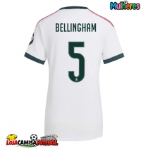 Camisa de Futebol Real Madrid Jude Bellingham #5 Equipamento Principal Mulheres 2026-27 Manga Curta